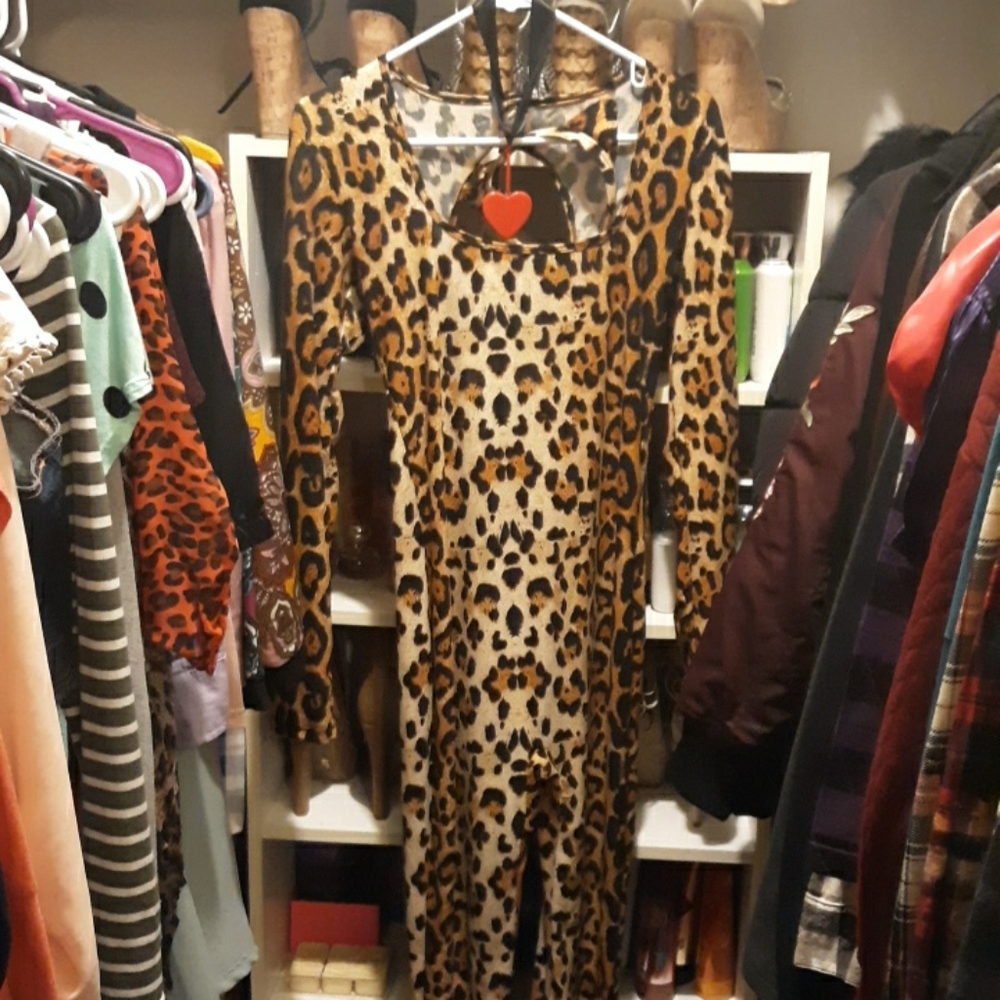 Leopard stretchy costume